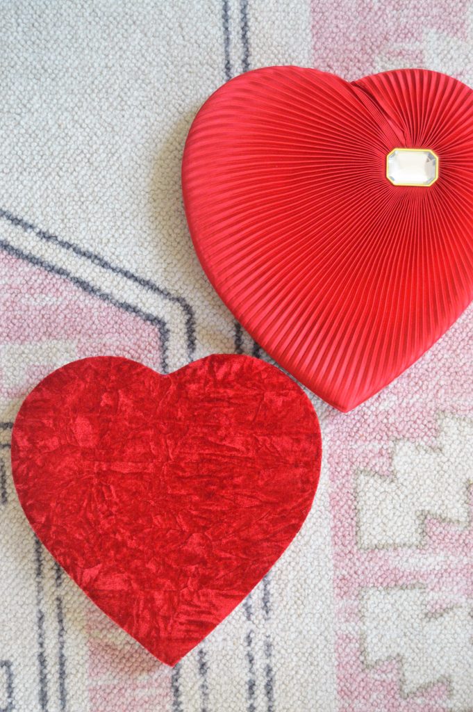 Valentine Chocolates Red Velvet Heart Box